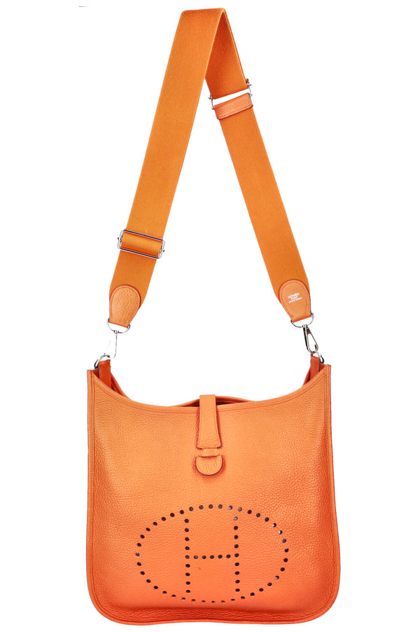 HERMÈS Evelyne GM Clemence Orange