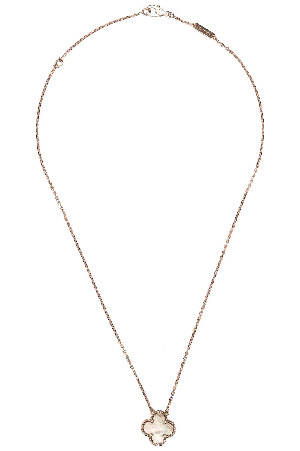 VAN CLEEF&ARPLES Vintage Alhambra Pendant 18K Rose Gold