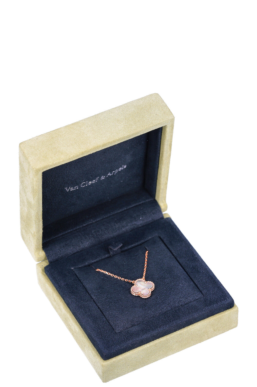 VAN CLEEF&ARPLES Vintage Alhambra Pendant 18K Rose Gold