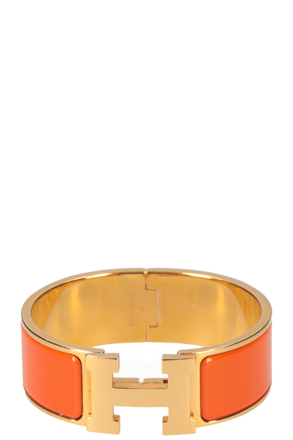 HERMÈS Clic Clac H Bracelet Orange