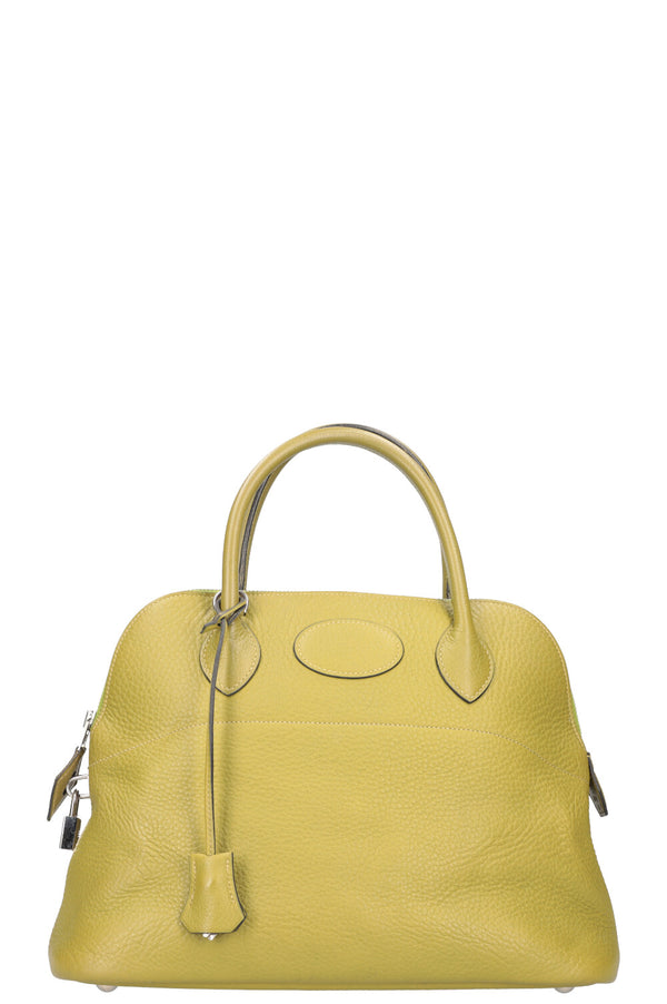 HERMÈS Bolide Bag 30 Clemence Green