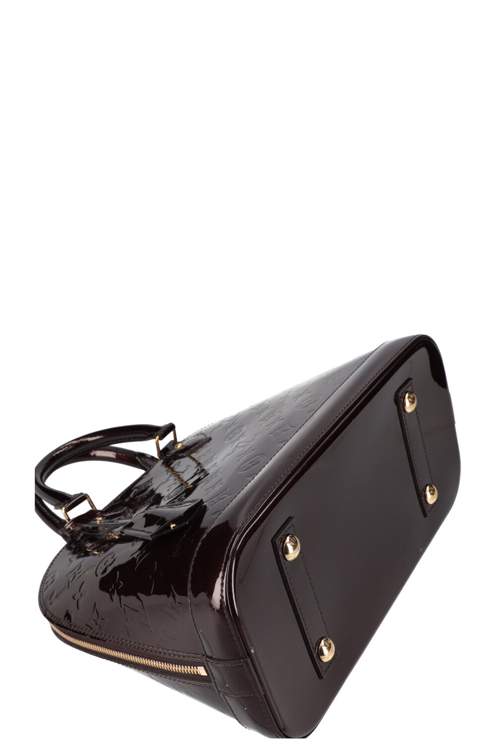 LOUIS VUITTON Alma Bag Vernis Amarante