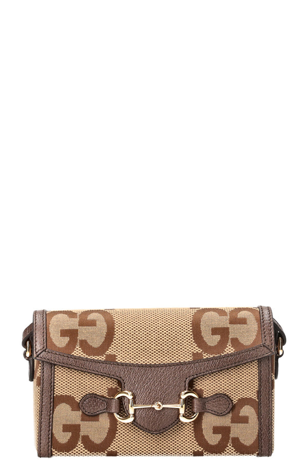 GUCCI Horsebit Sac bandoulière Giant GG Toile