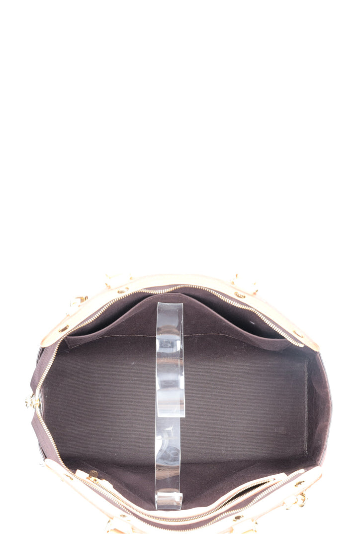 LOUIS VUITTON Sac Brea GM Vernis Amarante