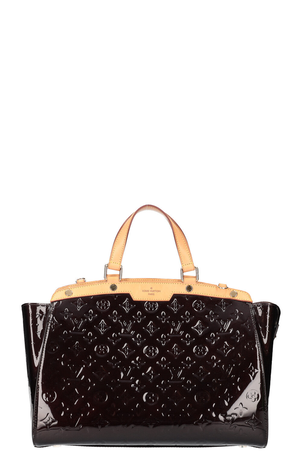LOUIS VUITTON Sac Brea GM Vernis Amarante