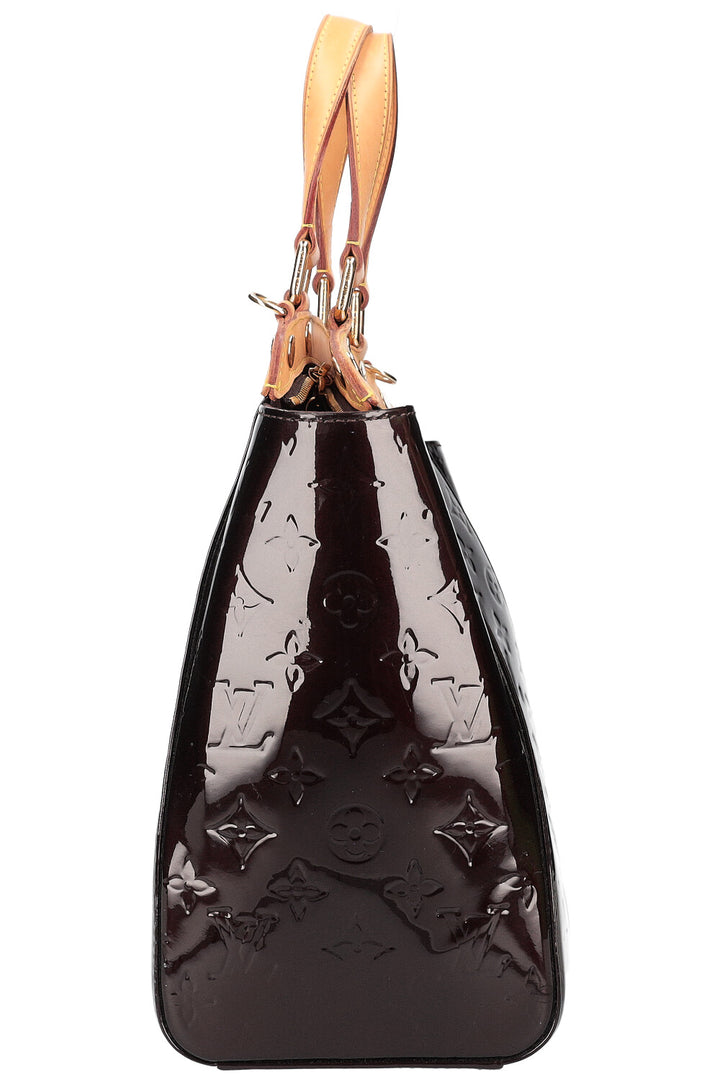 LOUIS VUITTON Sac Brea GM Vernis Amarante