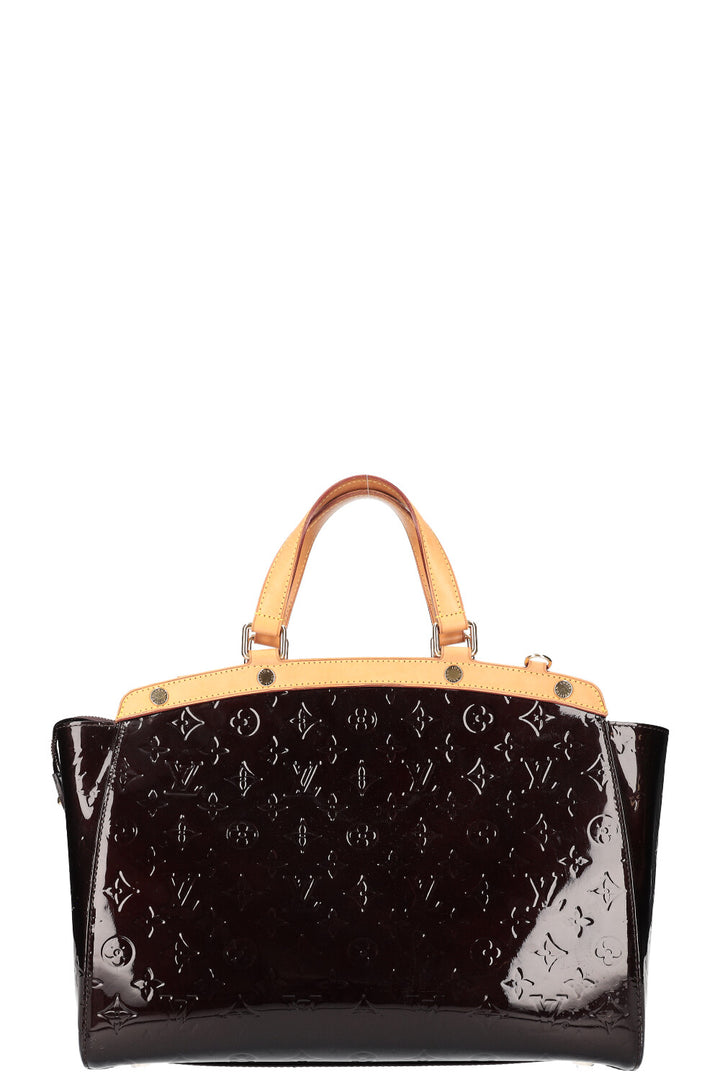 LOUIS VUITTON Sac Brea GM Vernis Amarante