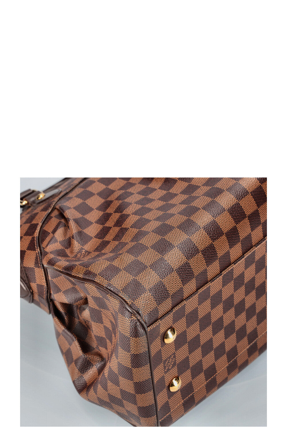 LOUIS VUITTON 2010 Trevi Handbag Damier Ebene Canvas