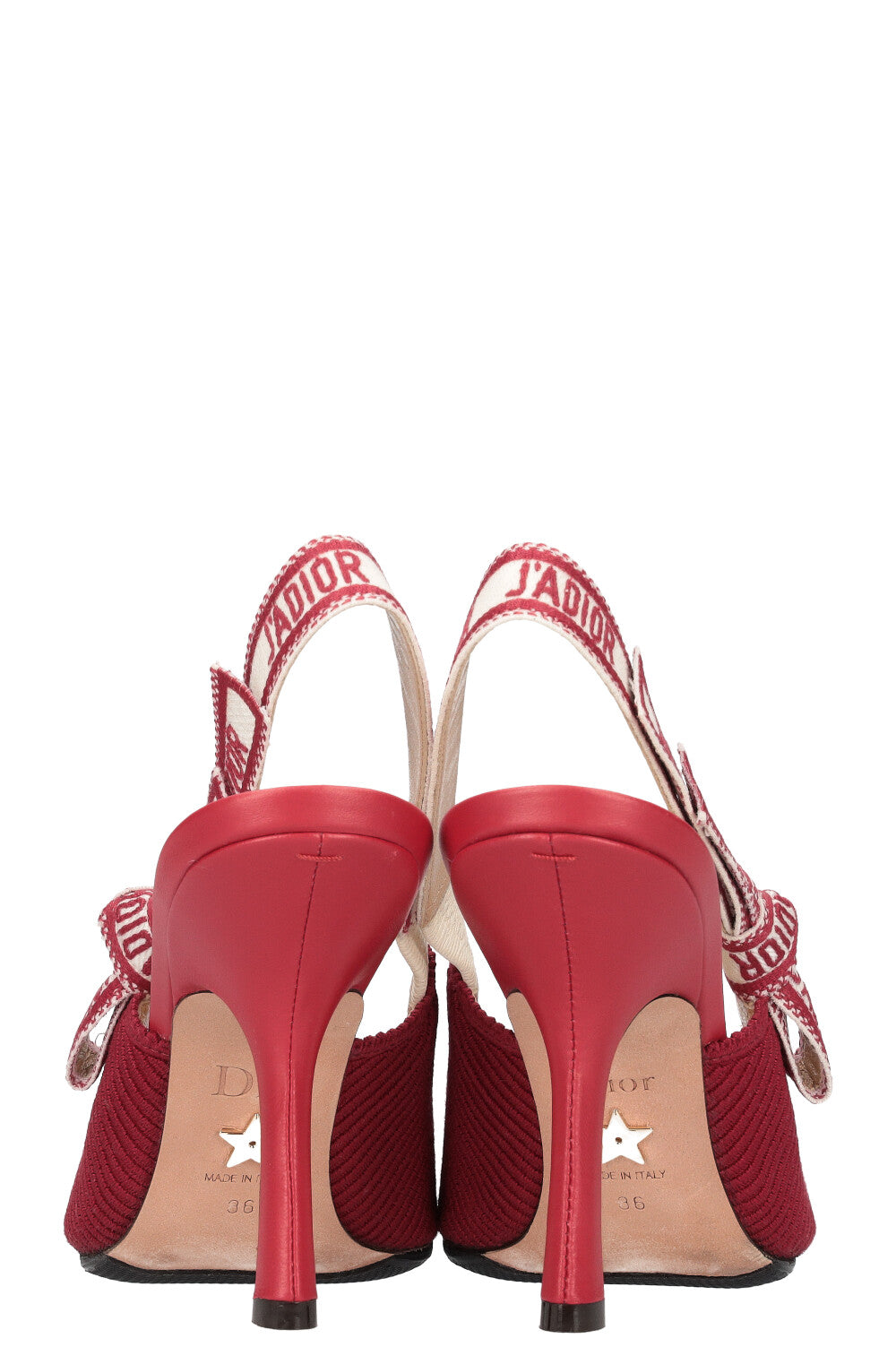CHRISTIAN DIOR Talons Slingback J'adior Rouge