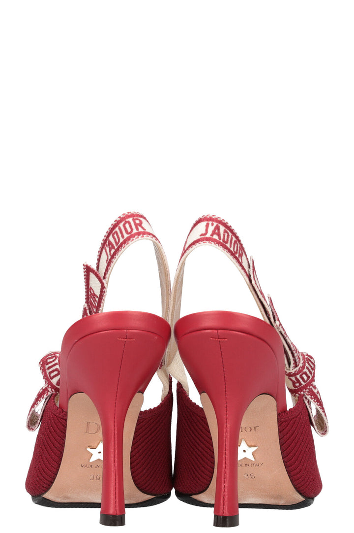 CHRISTIAN DIOR Talons Slingback J'adior Rouge