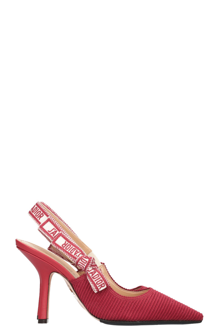 CHRISTIAN DIOR Talons Slingback J'adior Rouge