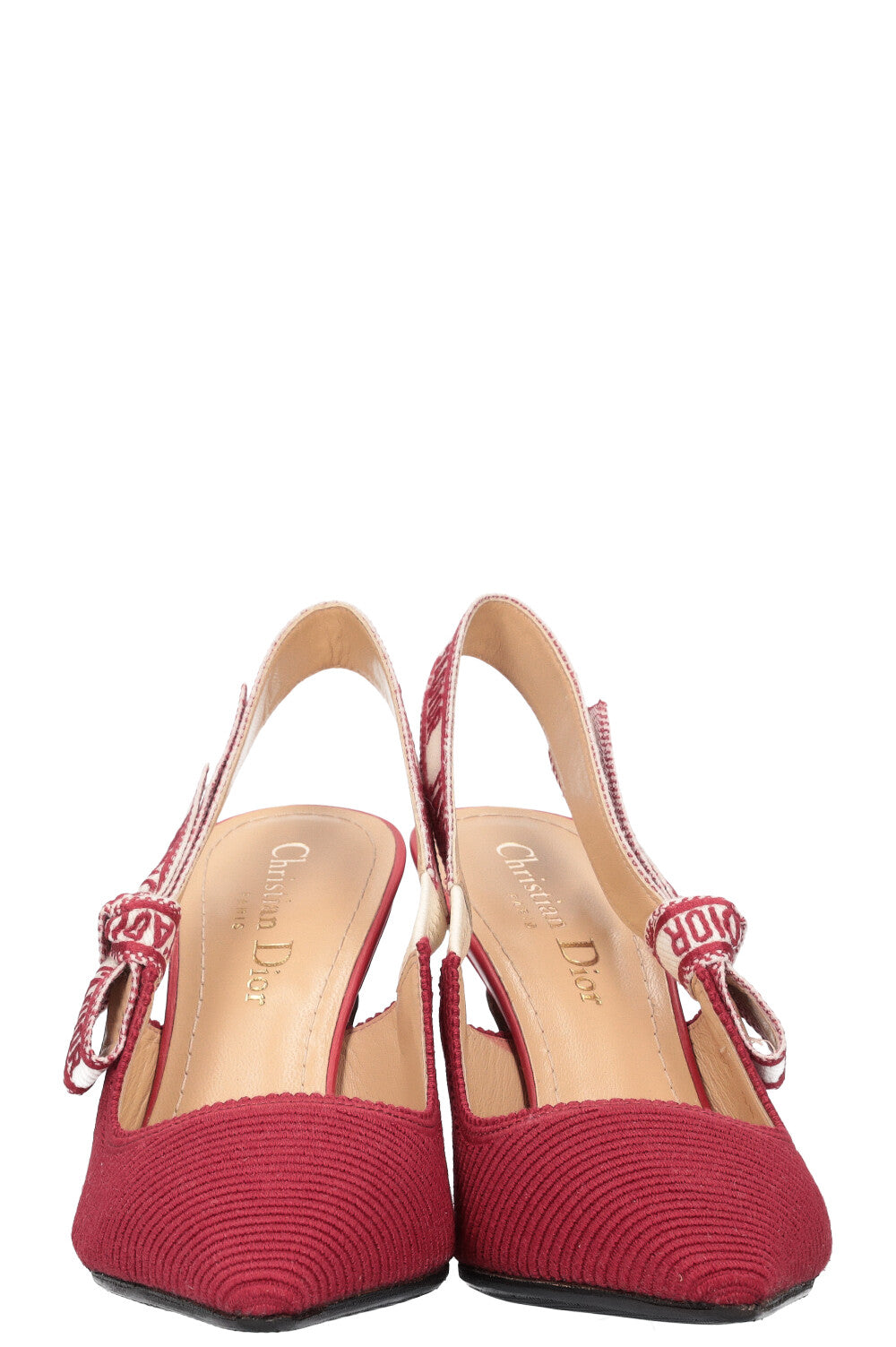 CHRISTIAN DIOR Talons Slingback J'adior Rouge