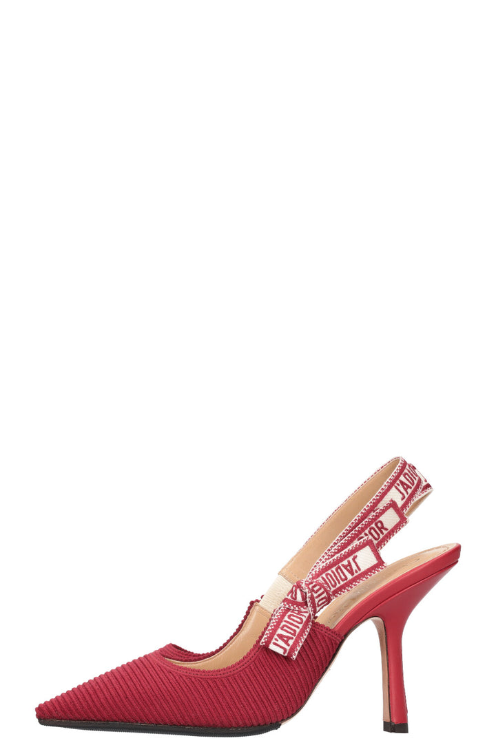 CHRISTIAN DIOR Talons Slingback J'adior Rouge