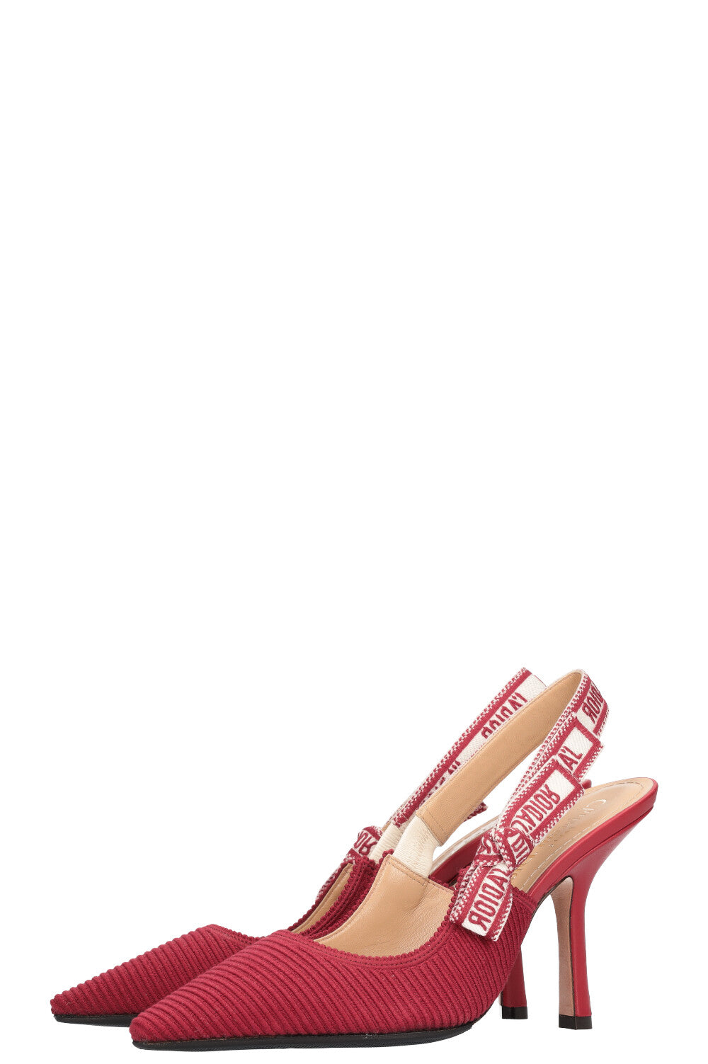 CHRISTIAN DIOR Talons Slingback J'adior Rouge