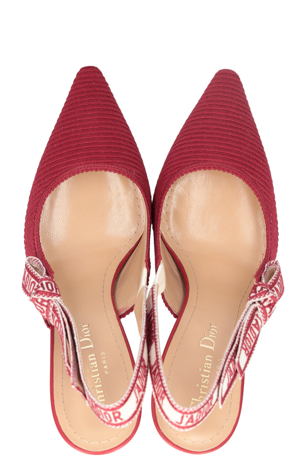 CHRISTIAN DIOR Talons Slingback J'adior Rouge