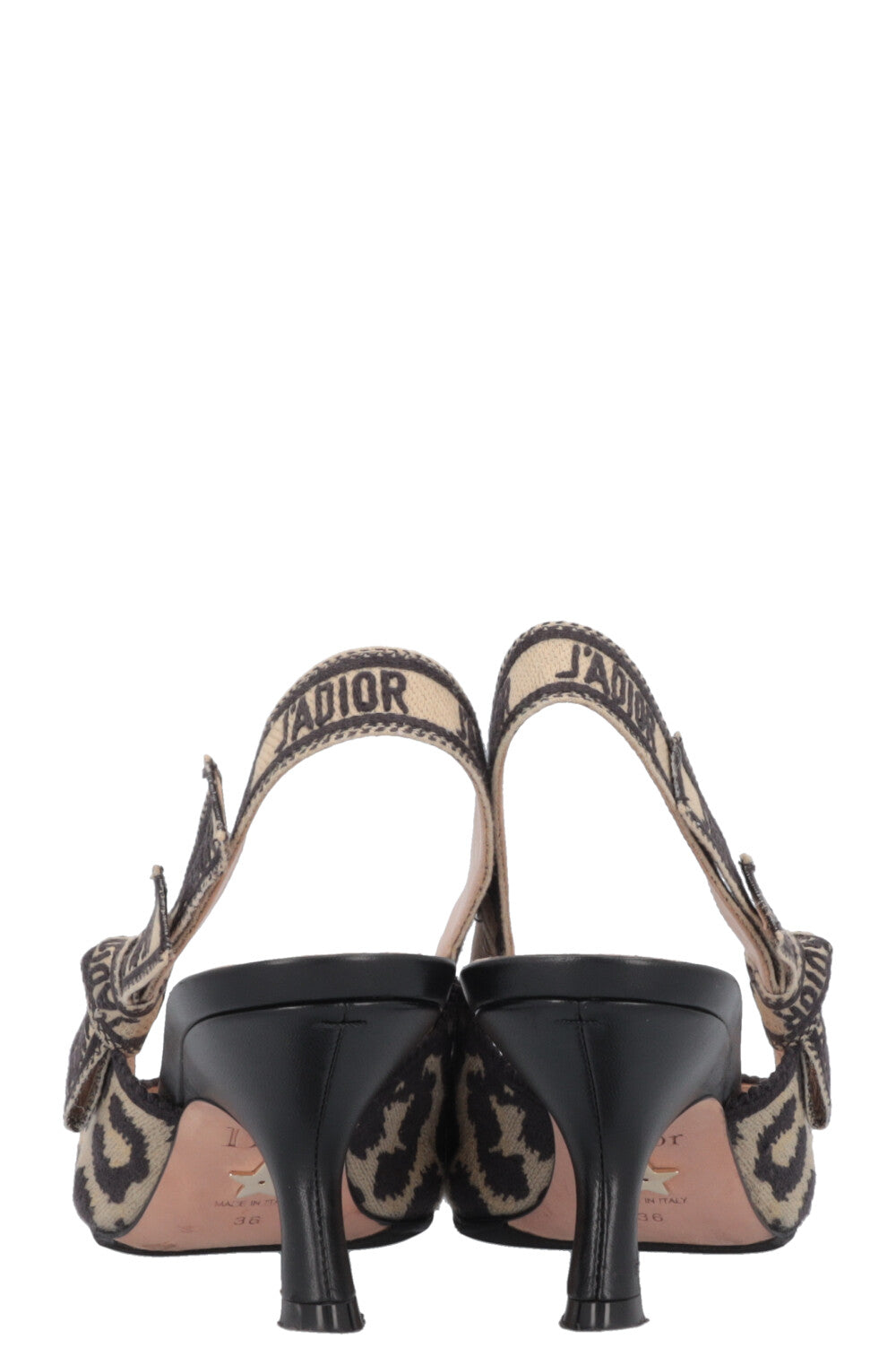 CHRISTIAN DIOR J'Adior Slingback Heels Cheetah