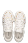 CHRISTIAN DIOR One Sneakers Gold&White