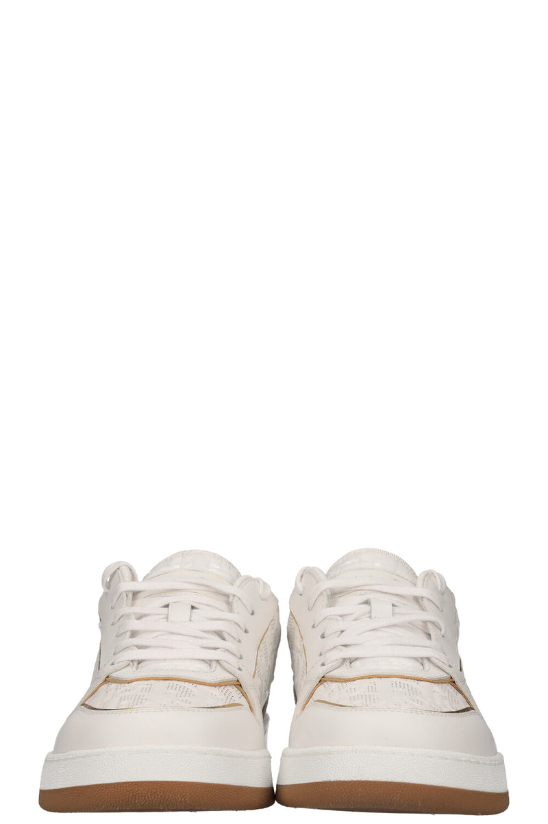 CHRISTIAN DIOR One Sneakers Gold&White