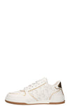 CHRISTIAN DIOR One Sneakers Gold&White