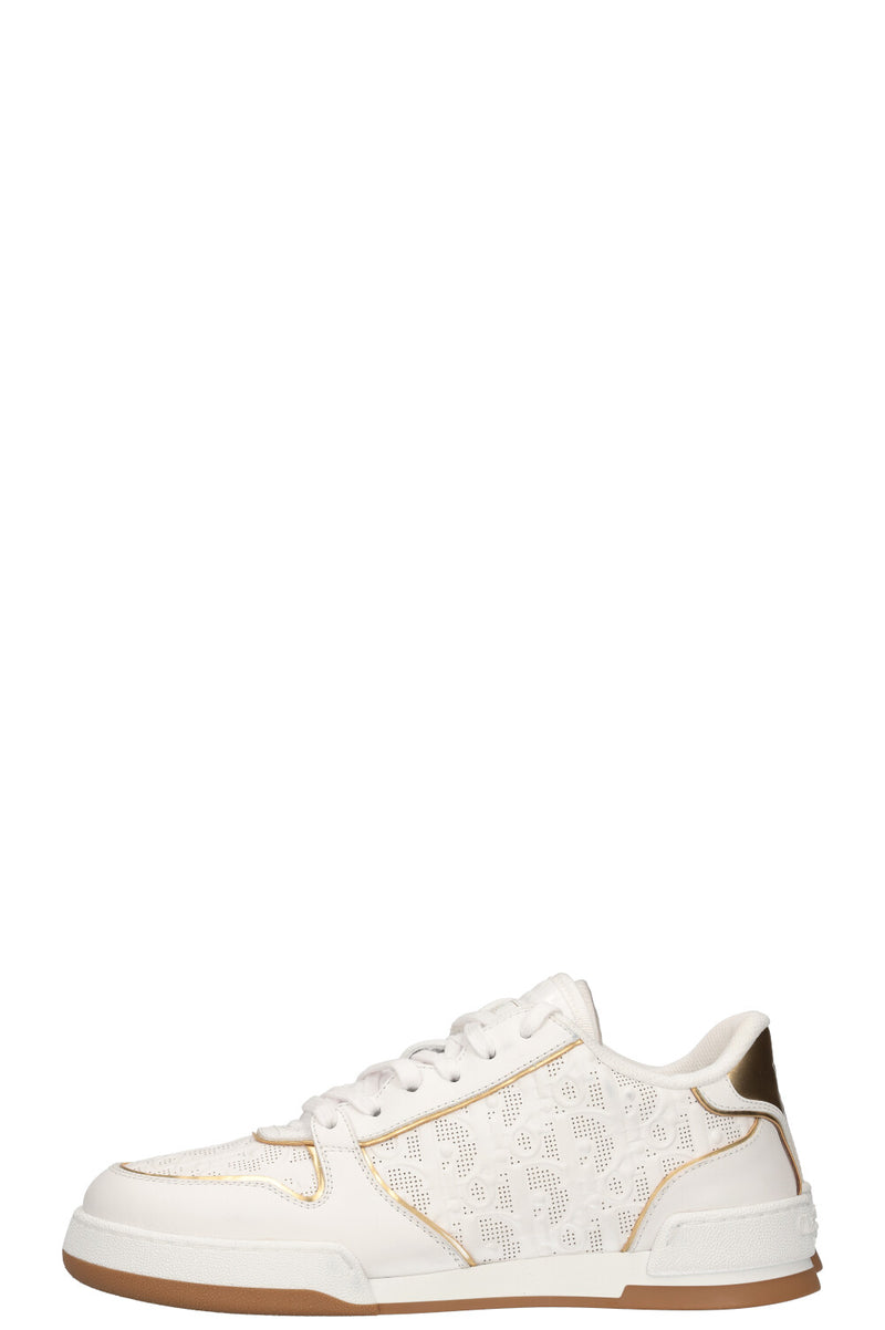 CHRISTIAN DIOR One Sneakers Gold&White