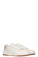 CHRISTIAN DIOR One Sneakers Gold&White