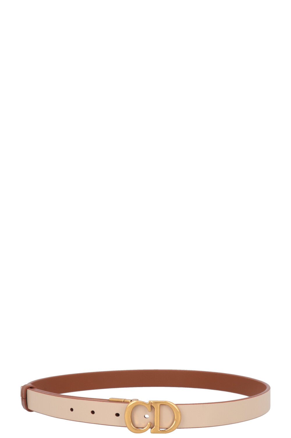 CHRISTIAN DIOR Reversible Saddle 20 Belt Camel Beige – REAWAKE