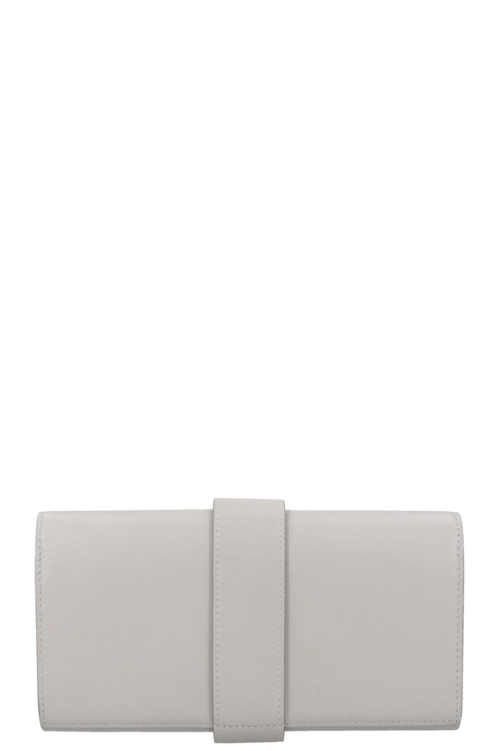 HERMÈS Mèdor 23 Clutch Swift Gris Perle