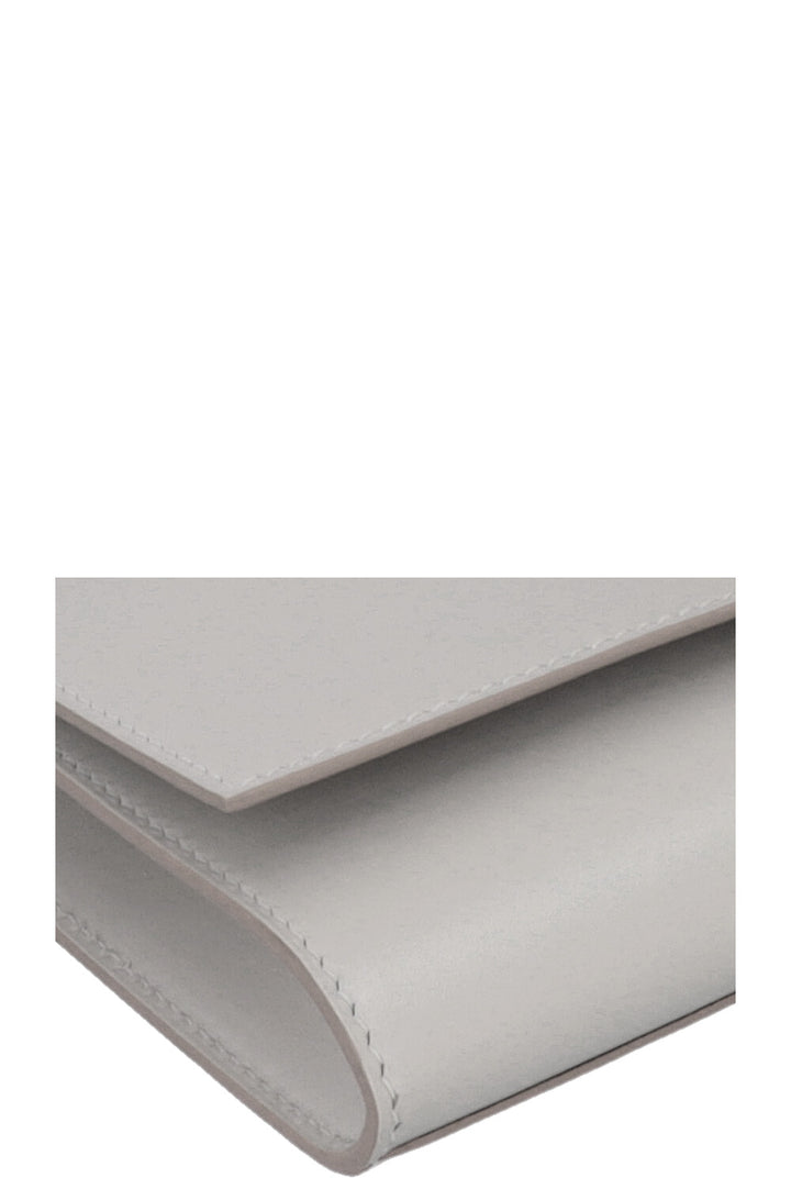 HERMÈS Mèdor 23 Clutch Swift Gris Perle