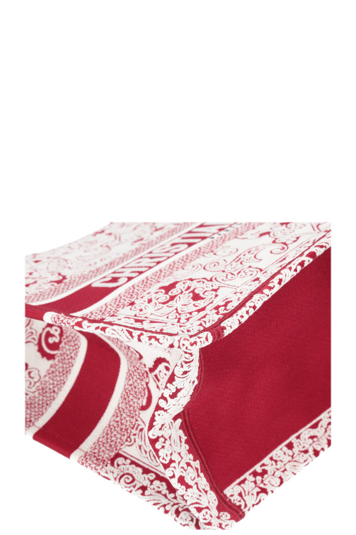 CHRISTIAN DIOR Book Tote Red & White