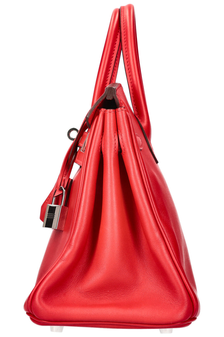 HERMÈS Birkin 25 Jonathan Leather Rouge de Coeur