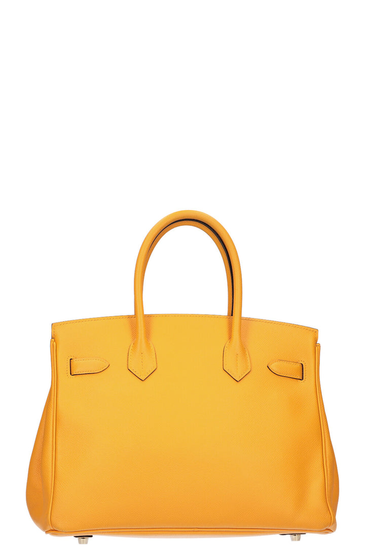 HERMÈS Horseshoe Birkin 30 Epsom Jaune D'Or