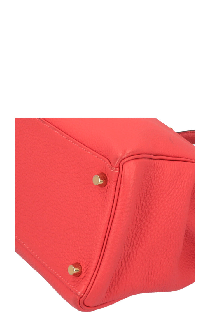 HERMÈS Kelly 35 Togo Rose Texas