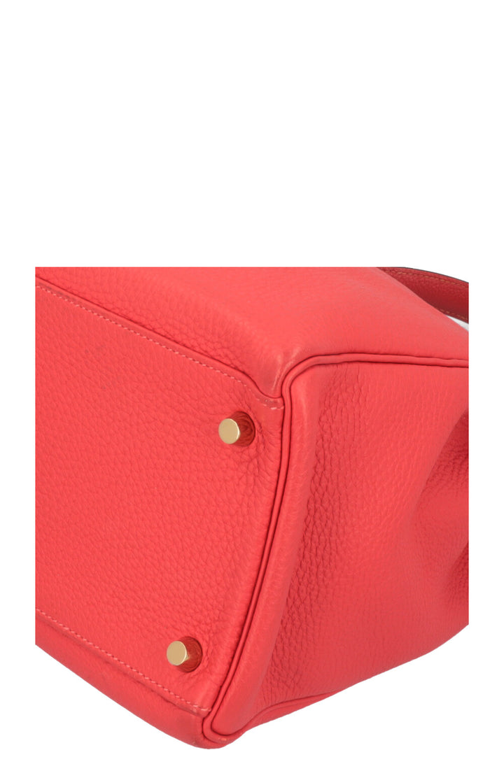 HERMÈS Kelly 35 Togo Rose Texas