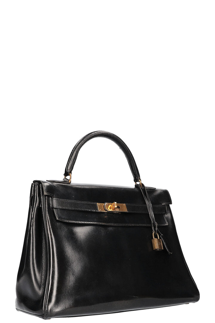 HERMÈS Kelly 32 Coffret Noir