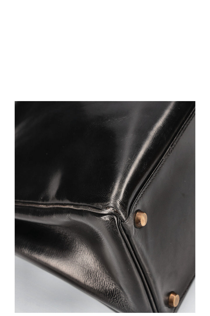 HERMÈS Kelly 32 Coffret Noir