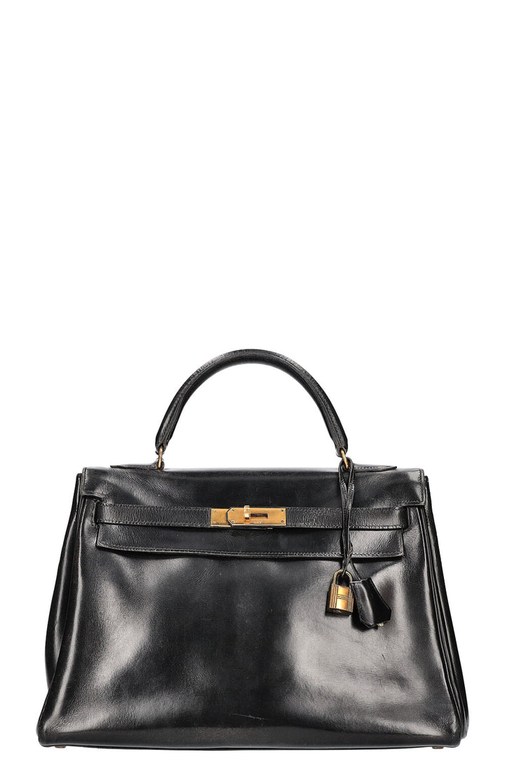 HERMÈS Kelly 32 Coffret Noir