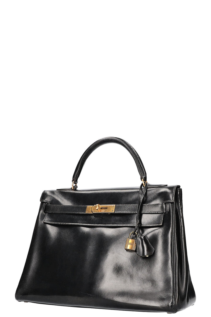 HERMÈS Kelly 32 Coffret Noir