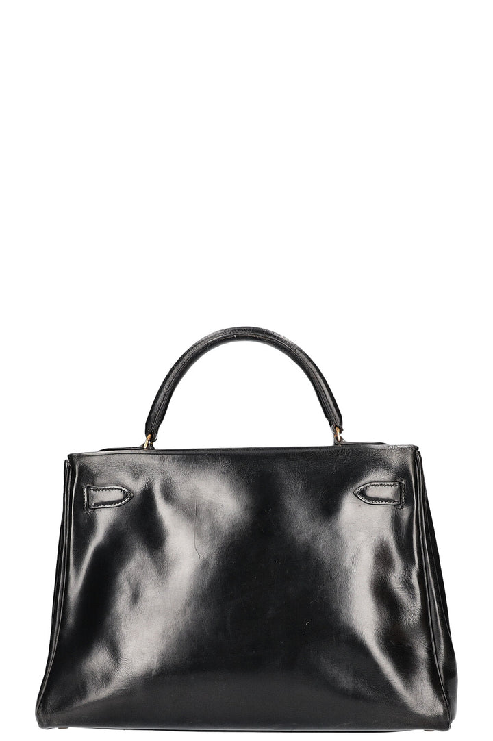 HERMÈS Kelly 32 Coffret Noir