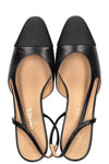 CHANEL Classic Slingback Flats Black