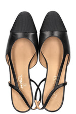 CHANEL Classic Slingback Flats Black