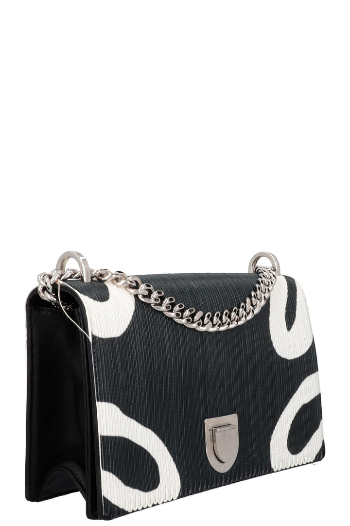CHRISTIAN DIOR Printed Patchwork Diorama Medium Crossbody Bag