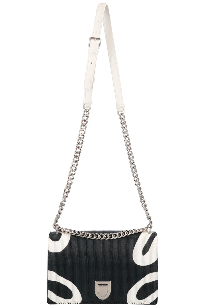 CHRISTIAN DIOR Printed Patchwork Diorama Medium Crossbody Bag