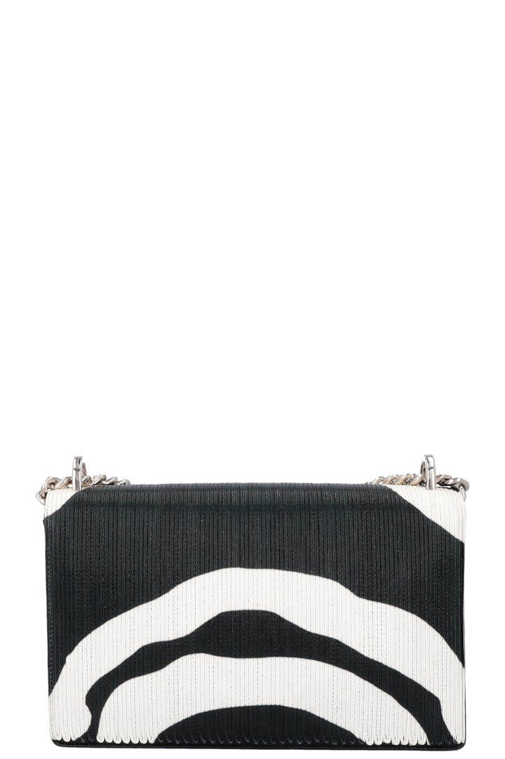 CHRISTIAN DIOR Printed Patchwork Diorama Medium Crossbody Bag
