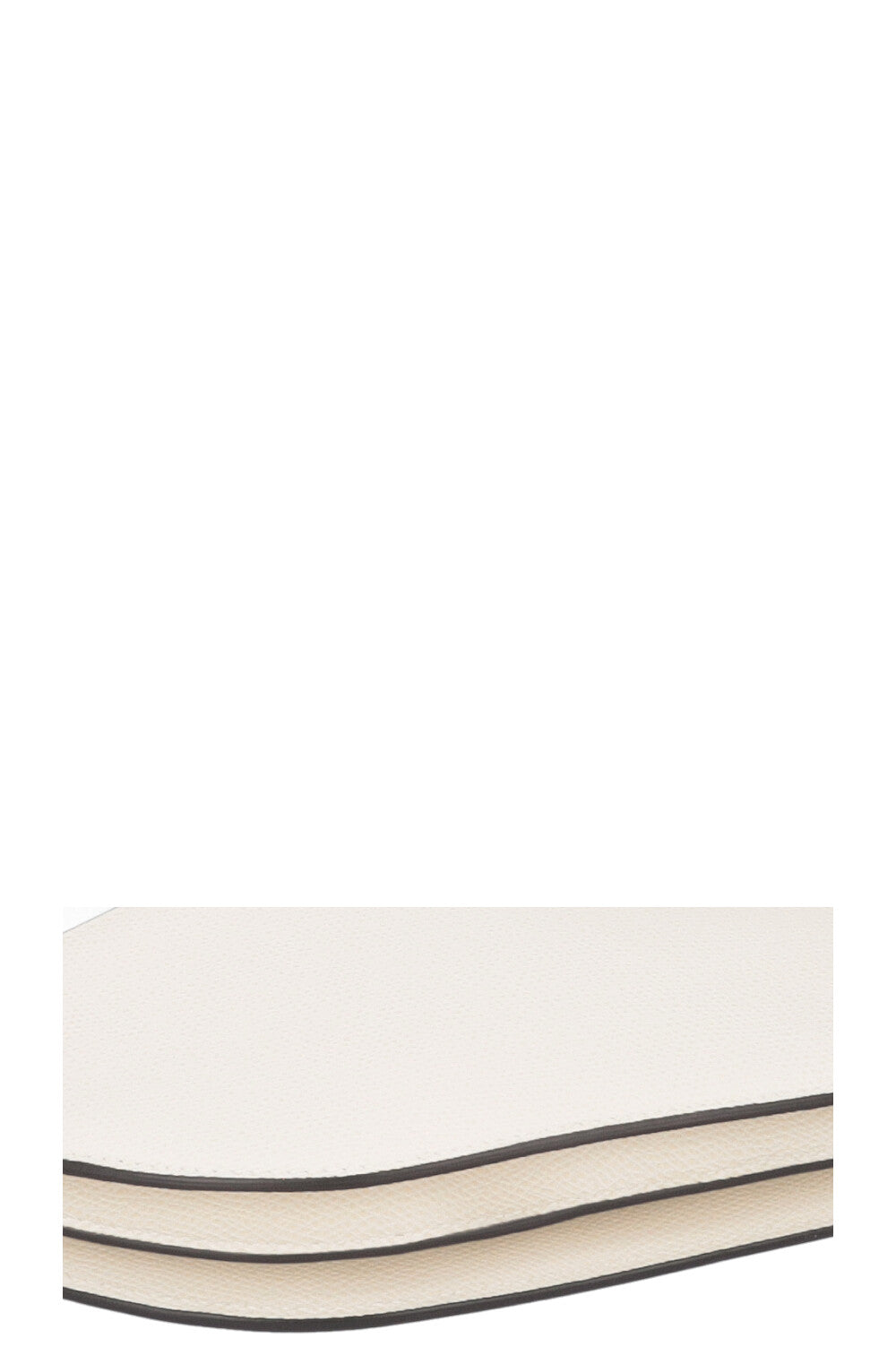 CHRISRTIAN DIOR Saddle Trio Pouch White Leather