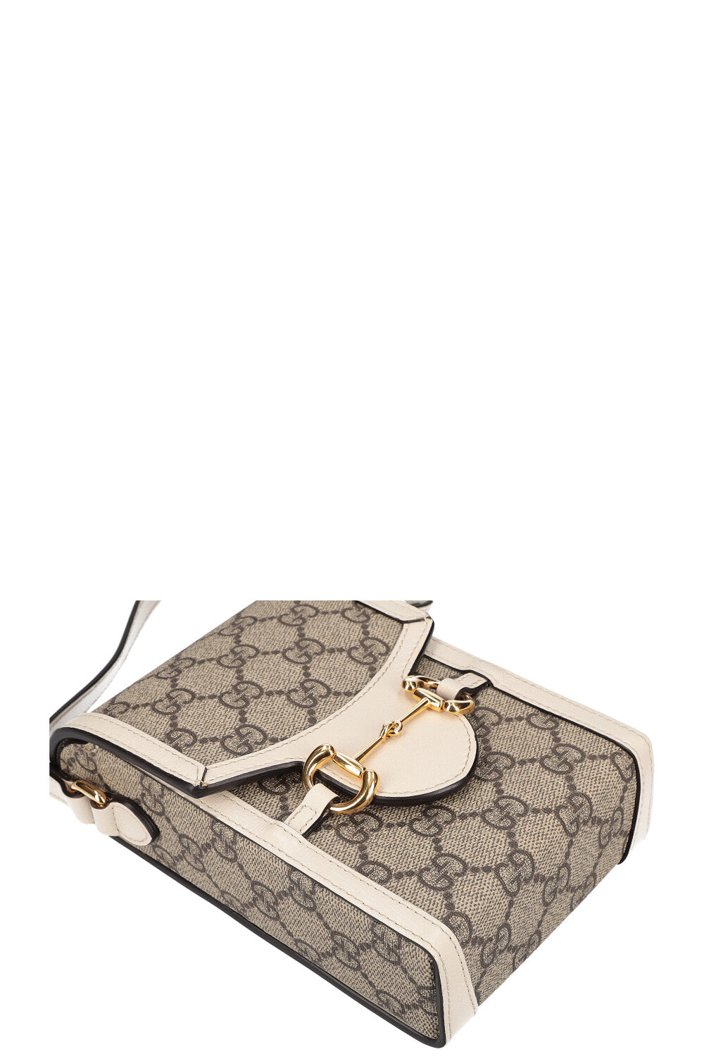 GUCCI Horsebit 1955 Mini Bag White