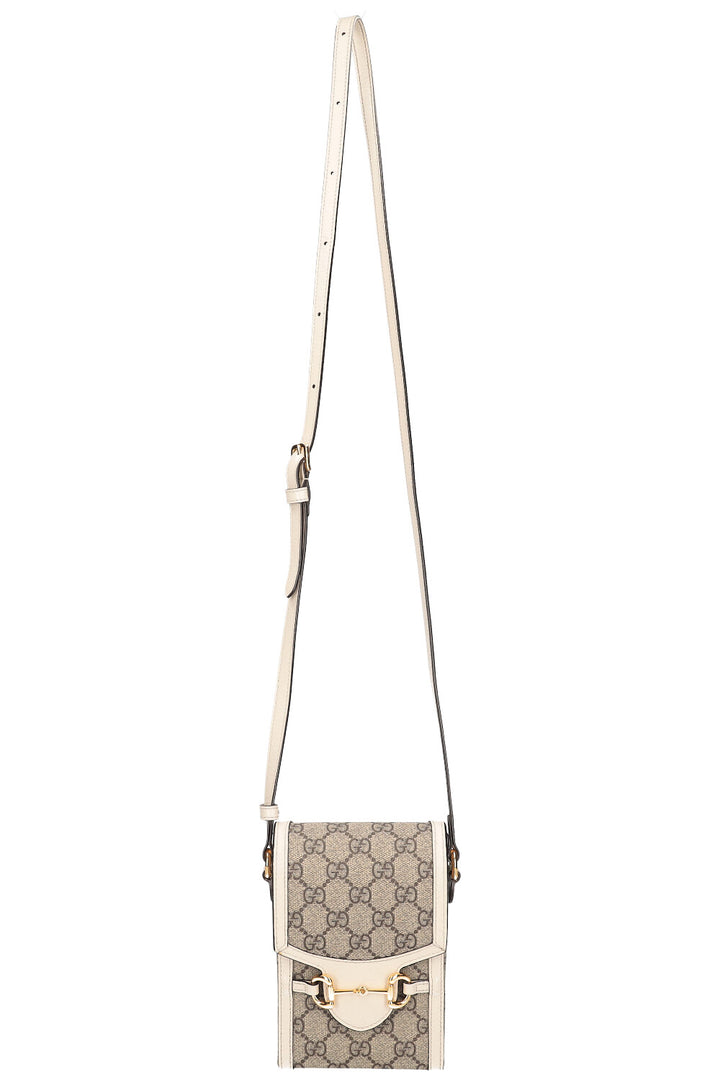 GUCCI Horsebit 1955 Mini Bag White