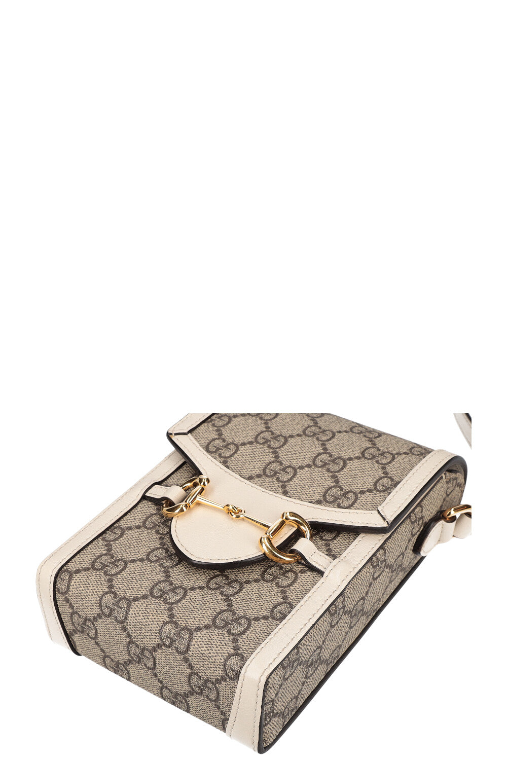 GUCCI Horsebit 1955 Mini Bag White