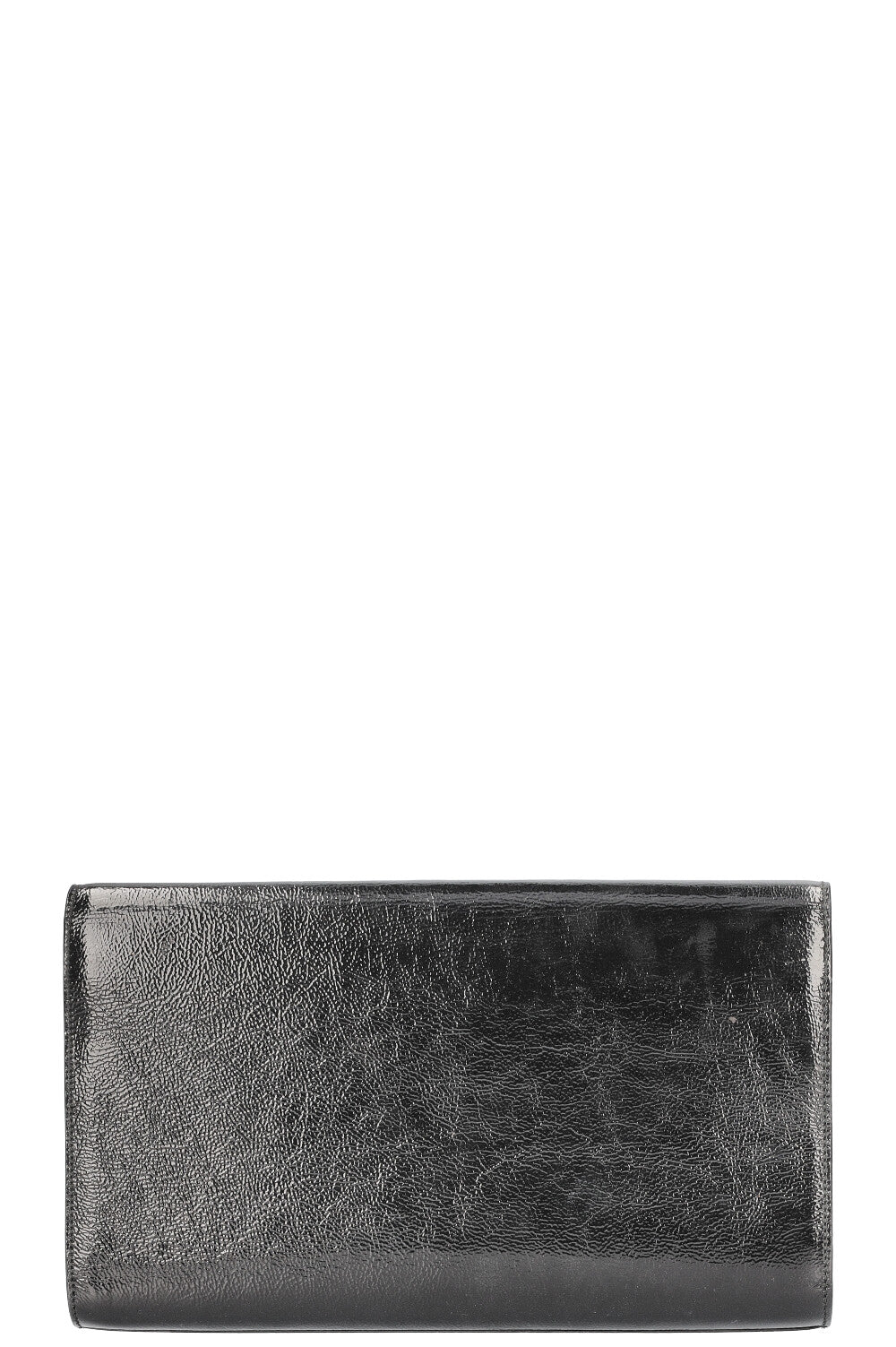 SAINT LAURENT Belle de Jour Clutch Patent Black