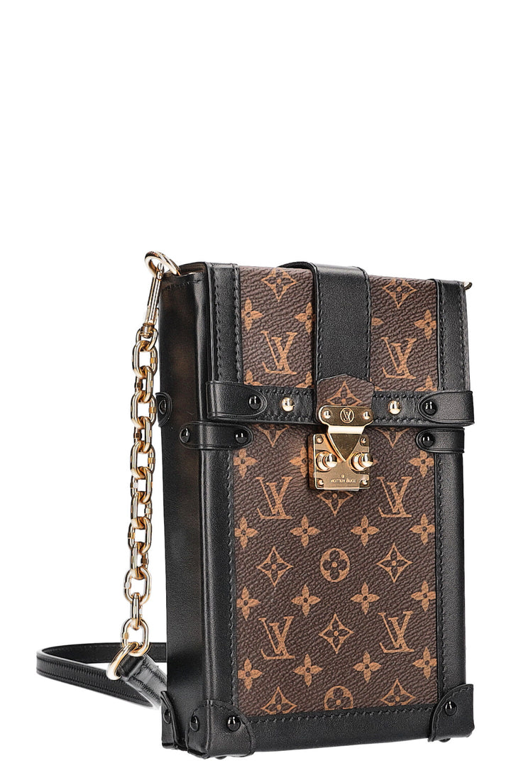 LOUIS VUITTON Trunk Pochette Vertical Monogram Canvas