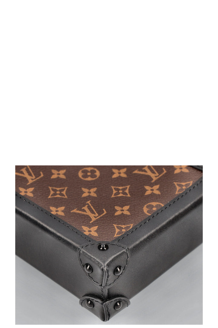 LOUIS VUITTON Trunk Pochette Vertical Monogram Canvas